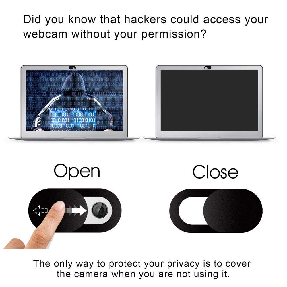Copertura Scorrevole Per Webcam – Slider Universale In Plastica Per PC, Laptop, Tablet E Smartphone, Proteggi La Privacy - 6
