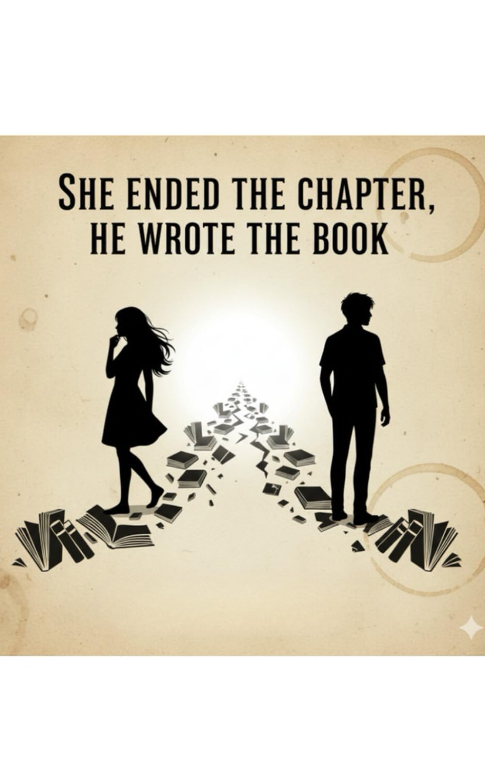 SHE ENDED THE CHAPTER HE WROTE THE BOOK