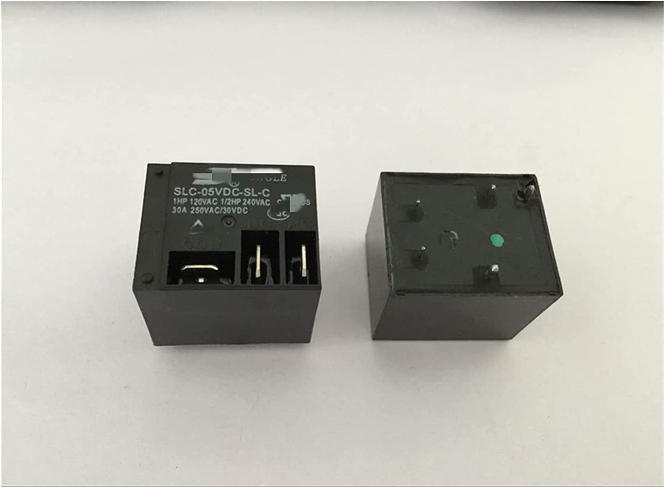 LKPEHTAGN Relay 10pcs T91 SLC-05VDC-SL-C Black Electrical PCB Power 30A 250VAC 5pin
