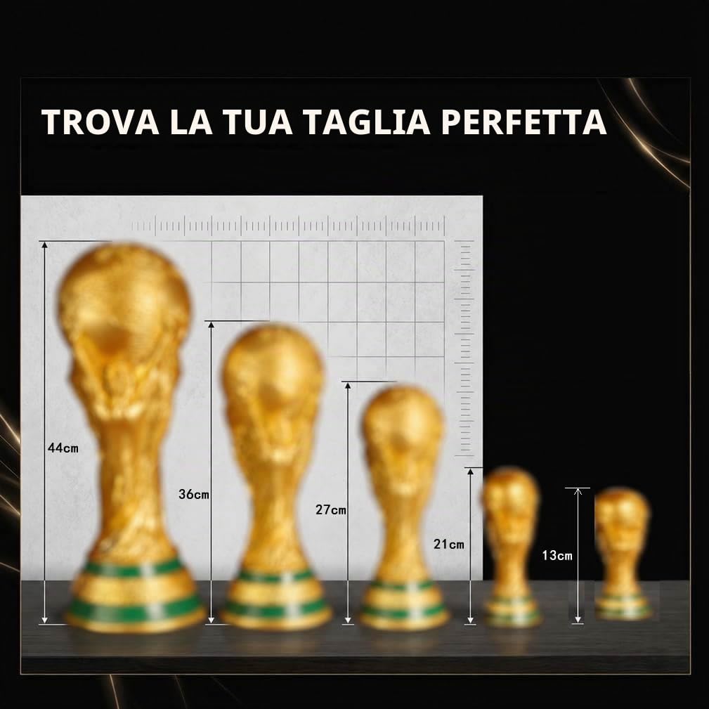 Replica del Trofeo della Coppa del Mondo di Calcio, Trofeo dei Campioni,44cm