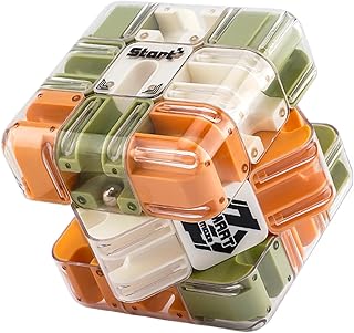 Comprar complejo de bolas de laberinto 3D con bolas giratorias, entrenamiento cerebral, cubo de laberinto 3D, cubo de mazo interactivo para niños, cumpleaños 8,5 cm