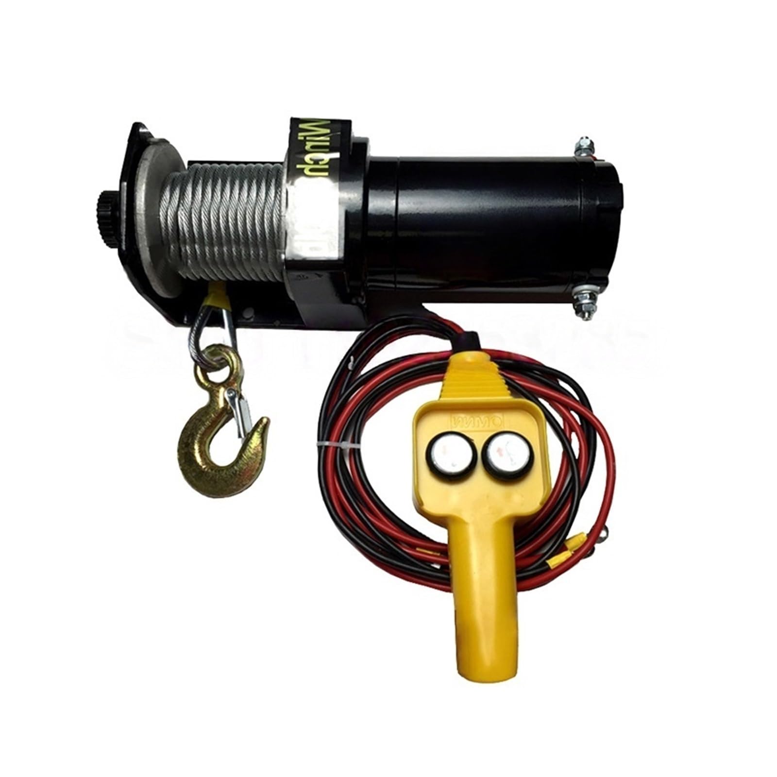 Wciągarka Elektryczna 12 V 24 V 12 V 24 V 2000 Ibs Samoratownicza Wciągarka Terenowa Do Dźwigu Samochodowego Wciągarka elektryczna(12V 2000 Ibs)