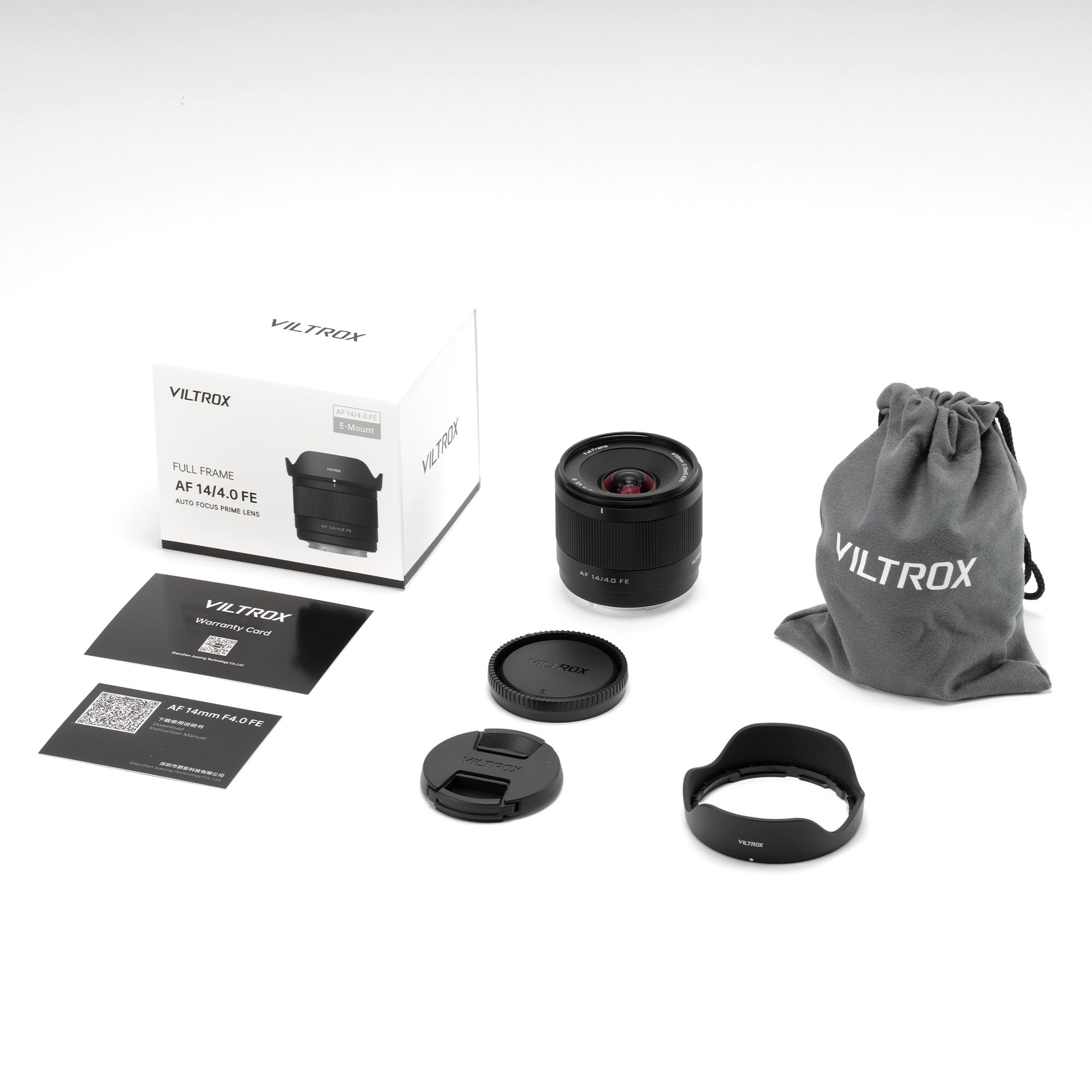 VILTROX 14mm f4.0 FE Objectif pour Sony E-Mount, Plein Cadre Grande Ouverture Ultra Grand Angle Objectif Compatible avec Les Appareils Photo Sony E-Mount a7C ZV-E10II a7 a7R A7R A7 A7R ZV-E10