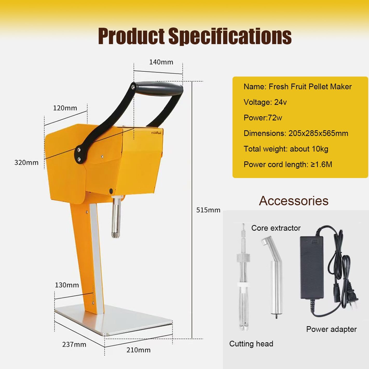 Exprimidor EléCtrico de CíTricos y Limones Profesional,Exprimidor Comercial para Naranjas,Producción Rápida En10S,Adecuado para Frutas De Φ88-120 Mm sin necesidad de pelar,extractor de jugo de fruta
