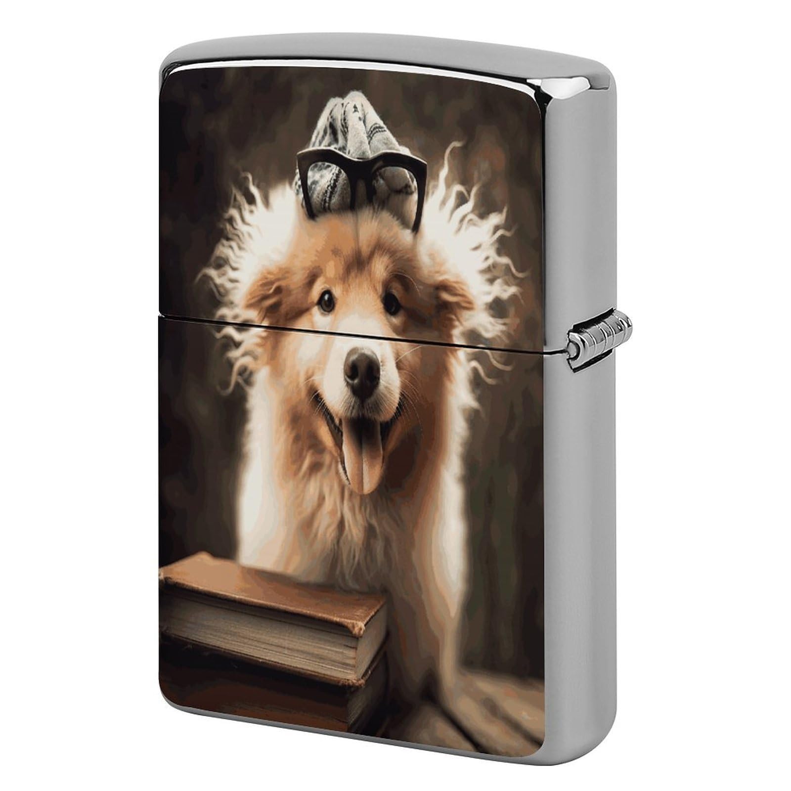 Fekiloot Style Funny Animal Dog Lighter Case Cover Lighter Holder