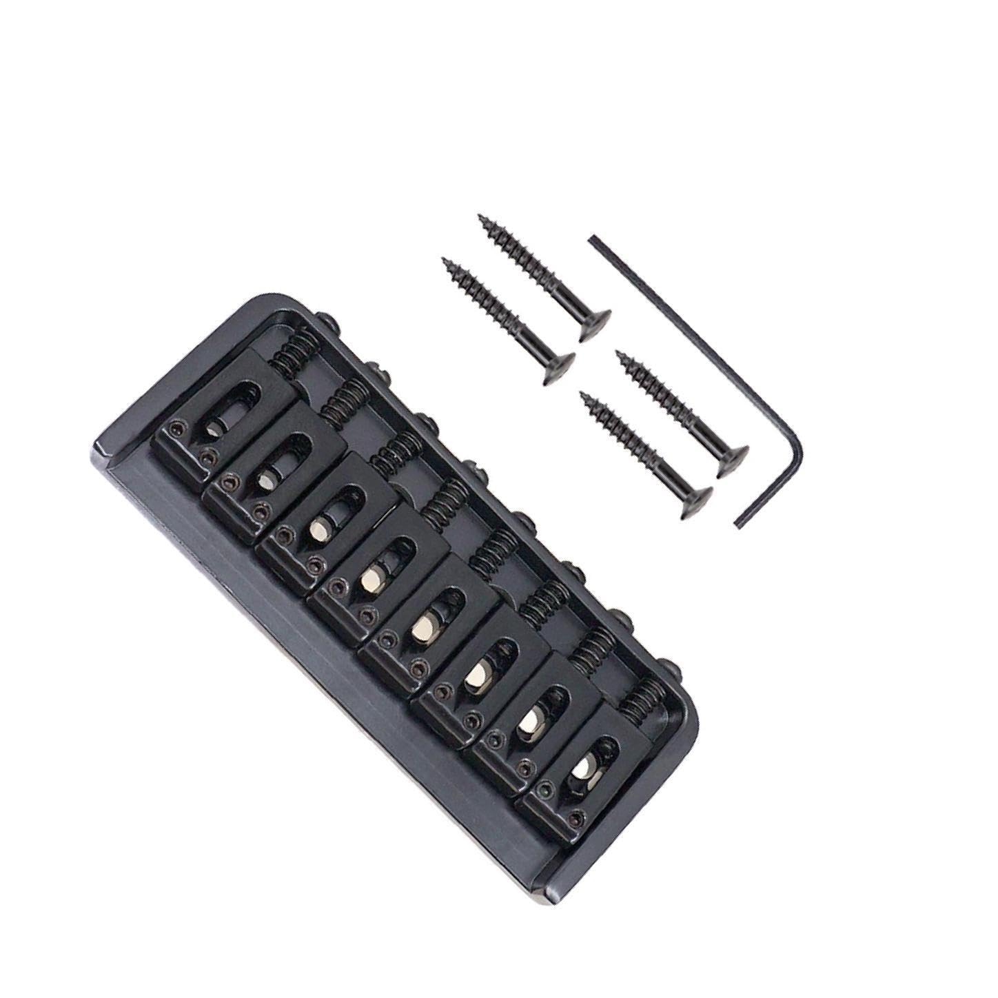 8 String Electric Guitar Bridge With Hex Wrench And Replacement Parts Including Mounting Screws For Guitar Upgrade Electric Accessories Bridge Assembly