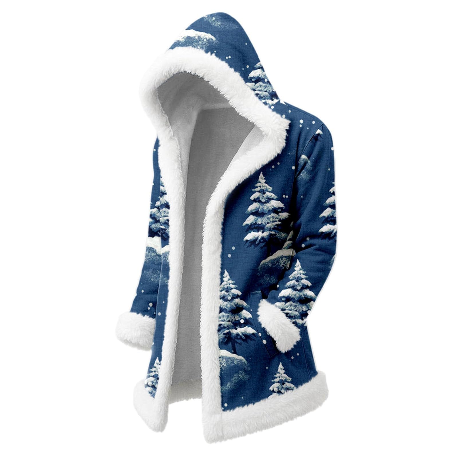 Gemütlicher Winter-Cardigan-Hoodie für Paare, weicher Strickpullover für den Alltag