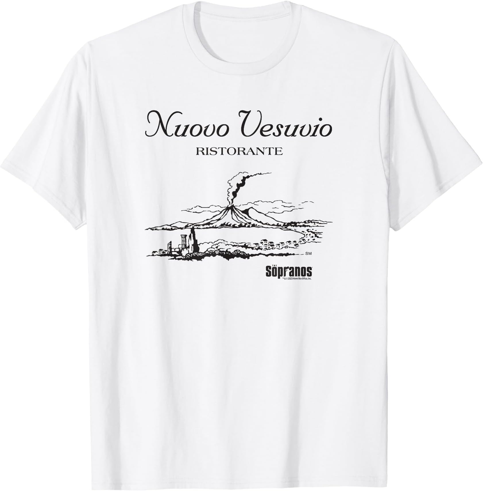 The Sopranos Nuovo Vesuvio Adult T-Shirt