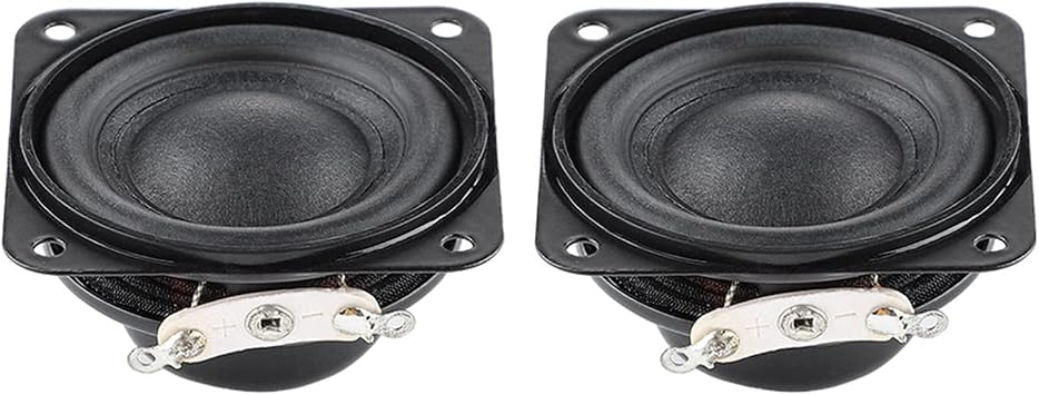 2Pcs 1.5 Inch Mini Full Portable Speaker 4 Ohm 5 10W Long Stroke Bass Hifi Stereo Sound Loudpeaker Home Theater Bookshelf sound system