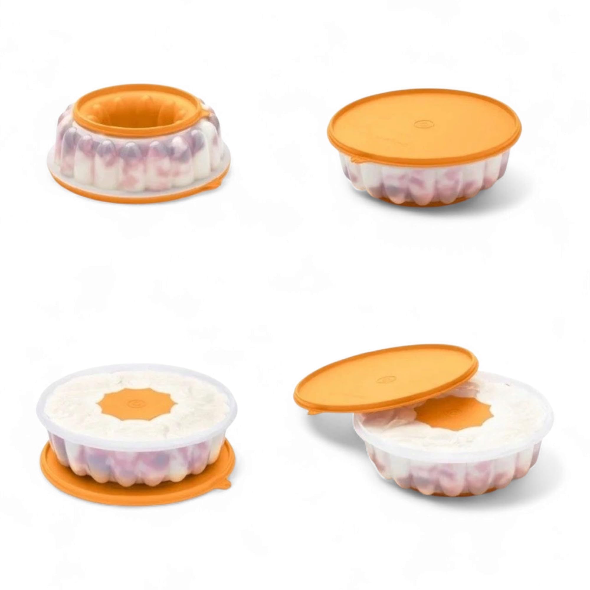 Amazon | Tupperware ジェルリング型 ゼリーデザート型 6カップ 容量