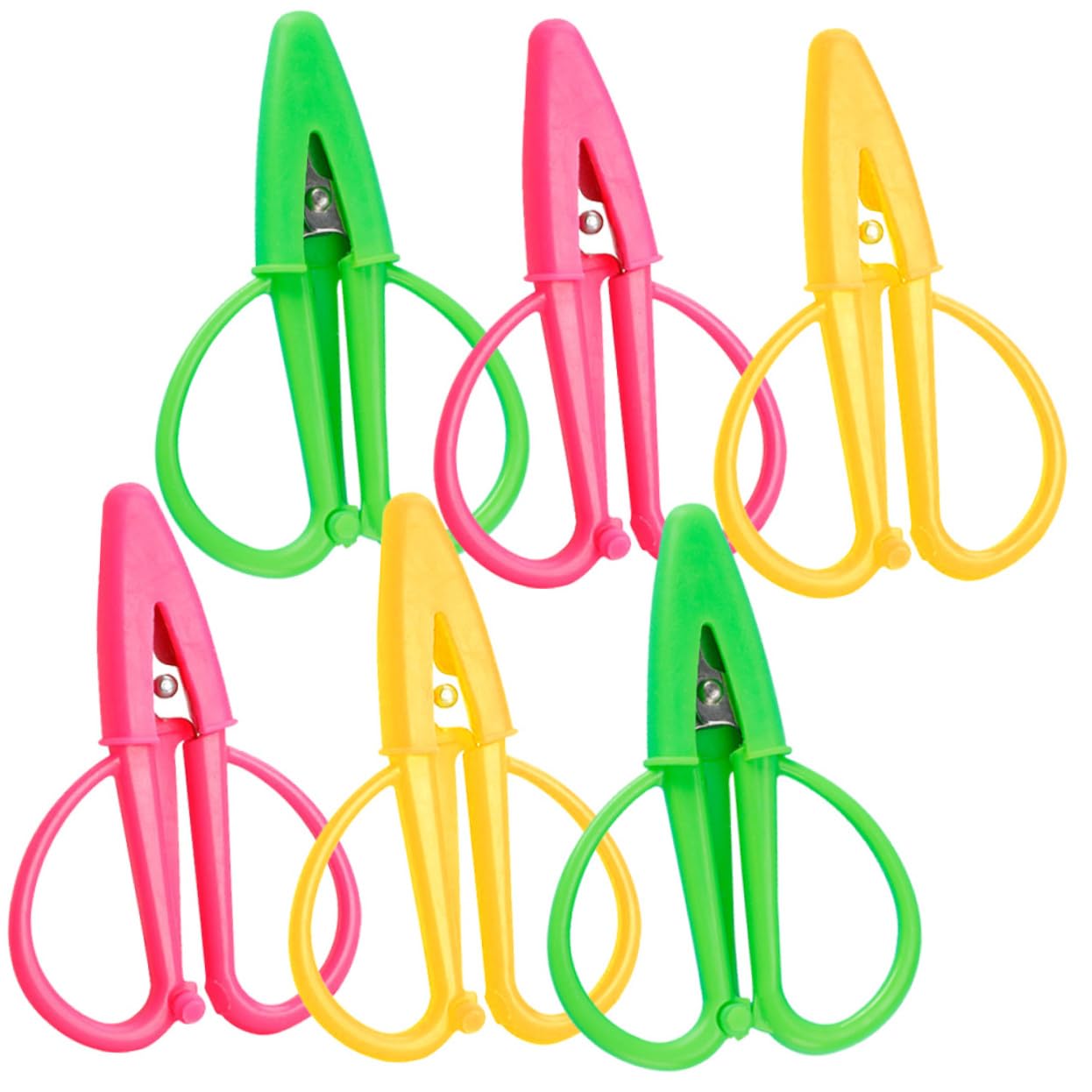 Mini Forbici da Cucito in Acciaio Inossidabile, 6 Pezzi