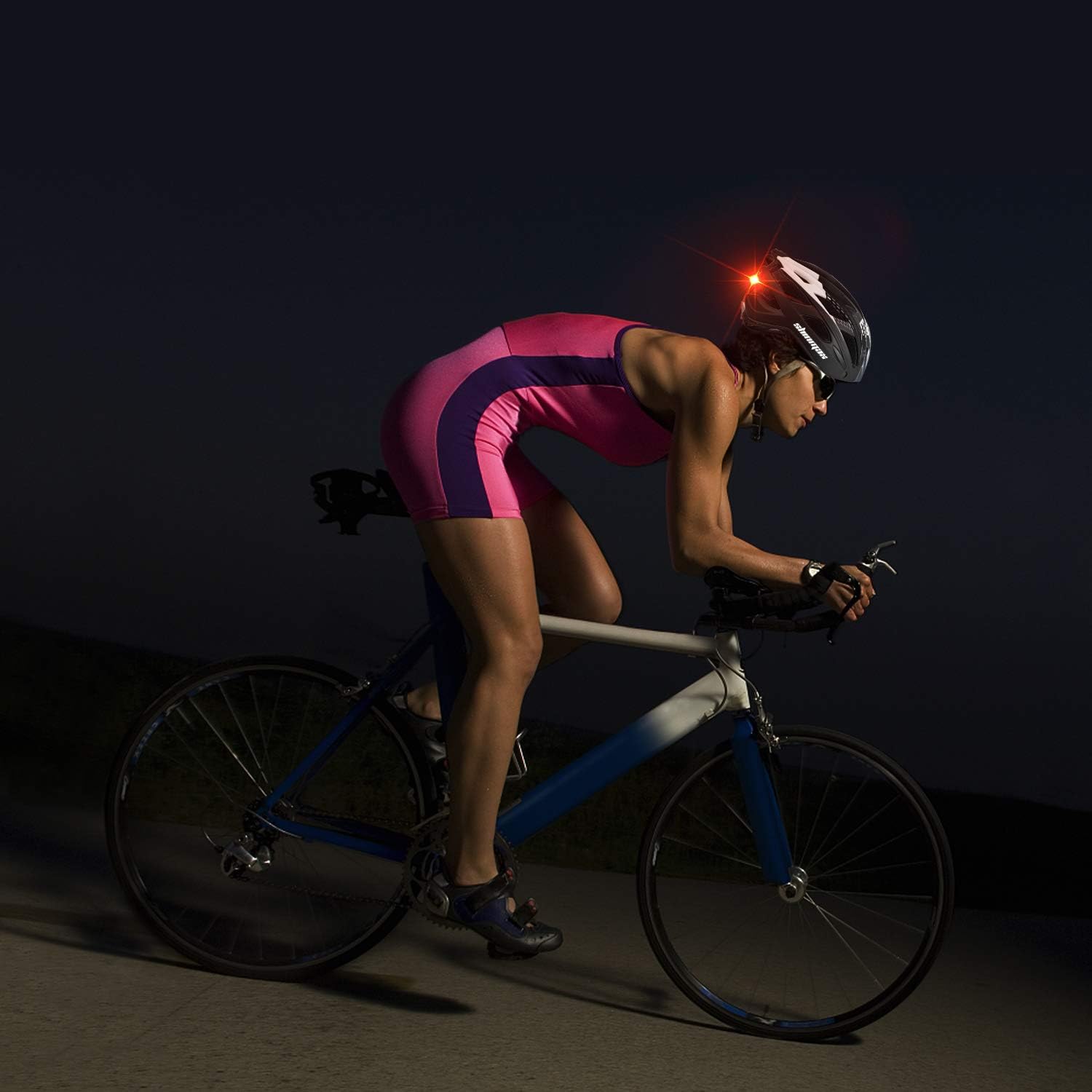 Bike Helmet, Basecamp Bicycle Helmet Cycling/Climbing Helmet with Detachable Magnetic Goggles Visor&Led Back Light&Portable Backpack Adjustable for Men Women Mountain Road Bc-069 : Sports & Outdoors