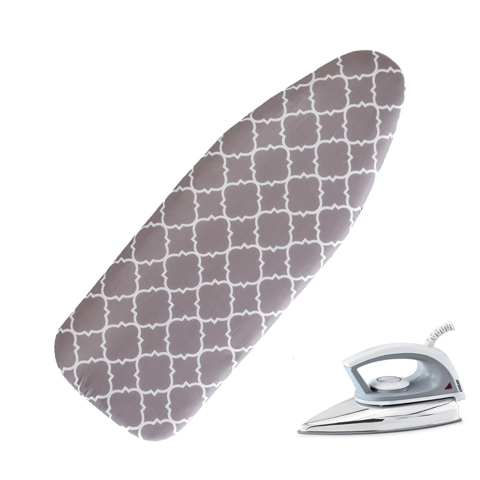 JEDAL Ironing Board Cover 12x35, 13x39, 16x43 Replacement Ironing Board Covers, Scorch Resistant Heat Insulation Iron Board Replacement Cover(Color:Green,Size:12x35(31x90cm))