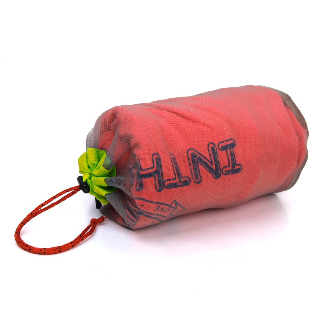 Ultraleichte Mesh Stuff Sack Kordelzug für Outdoor Camping Camping Wandern Himmelblau (S), Orange (M), Gelbgrün (L)