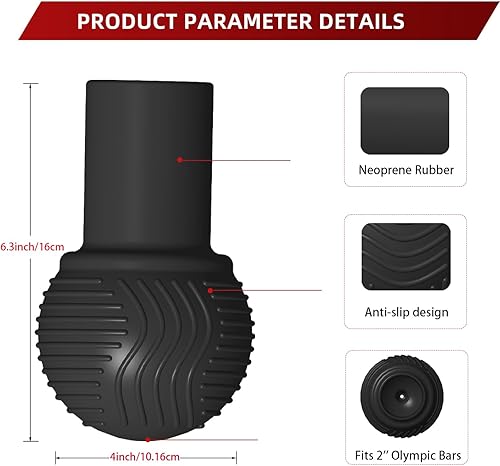 Miniatura 7 de Heavy Duty Landmine Attachment for Barbell Landmine Exercise 360 Swivel Easy for Deadlifts, Squats and Arm RowsPresses Fits 2'' Olympic Bars