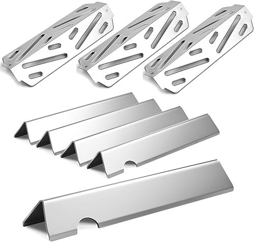 Piezas de repuesto para parrilla, barras aromatizantes, deflector de calor para Weber Genesis II Piezas de parrilla GS4 GBS 66032 66795 Barras de