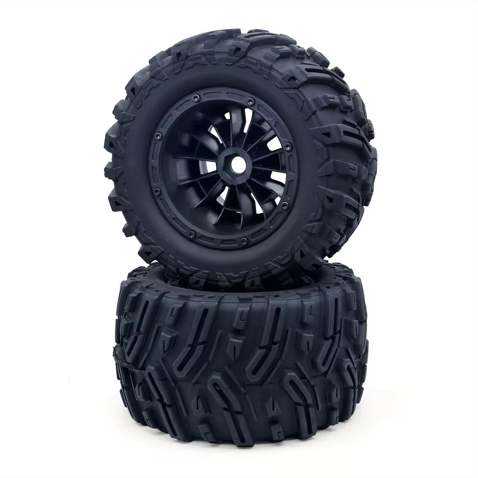 RC Auto Reifen Räder Set Für ZD Für Racing MX-07 1/7 RC-Autos Upgrade-Teil Ersatzzubehör 2 Stück 188 Mm Kunststoff + Gummireifen Radreifen