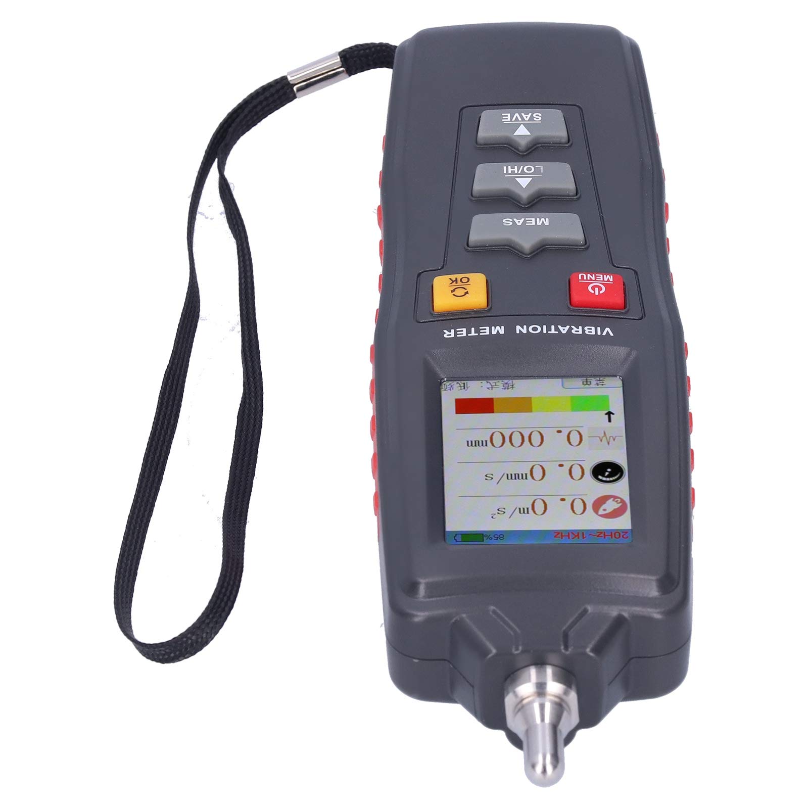 JIE Mètre De Vibration Portable Vibration Meter Tester Color Lcd Digital Vibration Analyzer
