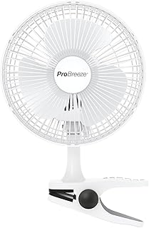 Pro Breeze Mini Ventilatore Professionale con Clip I Piccolo Ventilatore Elettrico con Funzionamento Ultra-Silenzioso e 2 …