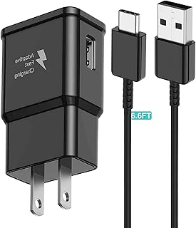 Galaxy S20 Charger Type C Charger Fast Charging USB C Wall Charger Block with 6.6ft Type C Cable for Android Samsung Galaxy S20/S20Ultra/S20+/S10/S10+/S10e/S21/S21+/S22/S22+/S23/S23+/S8/S9/Note 20/10