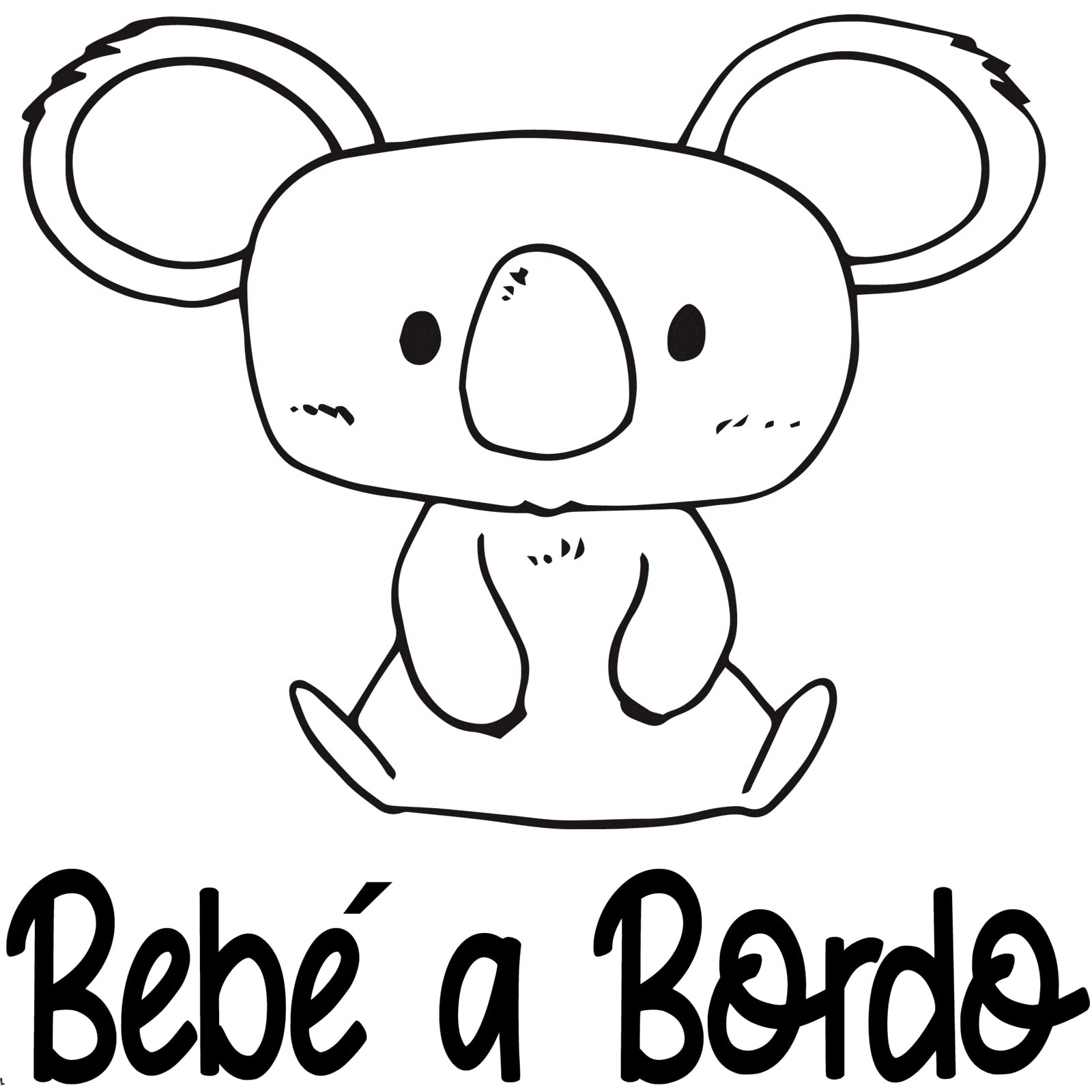 Pegatina Bebé a Bordo. Adhesivo vinilo para coche o moto. Sticker (Baby On Board, Baby In Car) (41.Bebé niño triángulo) — view 32