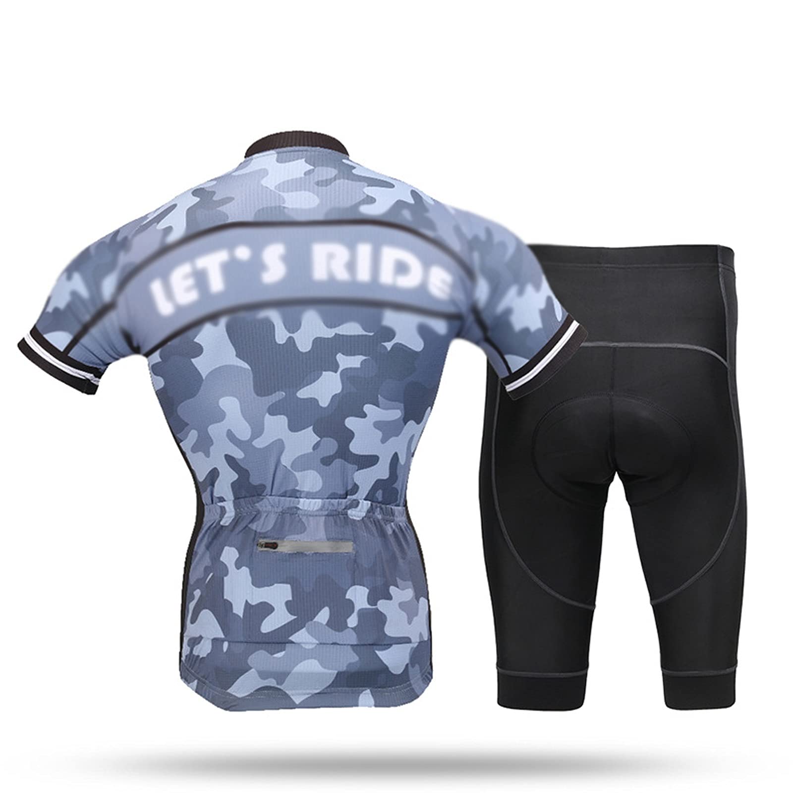 Męska odzież kolarska Mężczyźni Jazda na rowerze Jersey Set Summer Mountain Bike Clothing Odzież z krótkim rękawem Oddychająca koszula rowerowa z czarnymi wyściełanymi szorty Męskie koszulki kolarskie