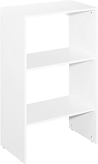 ClosetMaid SuiteSymphony Wood Shelf Unit, 2 Shelves, Adjustable For Storage, Closet, Clothes, Shoes, Décor, TV, Books, Pur...