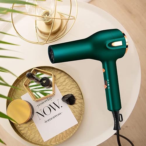 Miniatura 4 de Secador de pelo iónico de salón de belleza de 1875 vatios con difusor, secador profesional Kainov con potente motor de CA, secador de pelo ligero