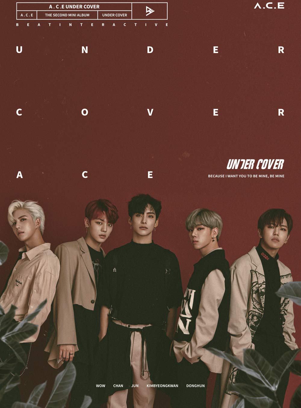 Beat Interactive A.C.E ACE - UNDER COVER (2nd Mini Album) 1CD+Photobook+1Photocard+Cut Sticker+Folded Poster
