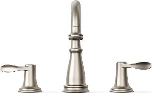 Miniatura 9 de Kohler 27380-4-BN Bellera - Grifo para lavabo de baño, 1.2 gpm, níquel cepillado vibrante Vibrant Brushed Nickel,Cromo pulido,Oil Rubbed