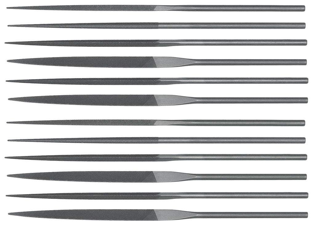 DIY Crafts ® Swiss Pattern Needle Files Assorted Set of 12 Fine Made of chrome alloy steel. Overall length is 5 1/2” (14 cm), with the cut portion 3” (B07FZ4DWNT) Amazon Price History, Amazon Price Tracker