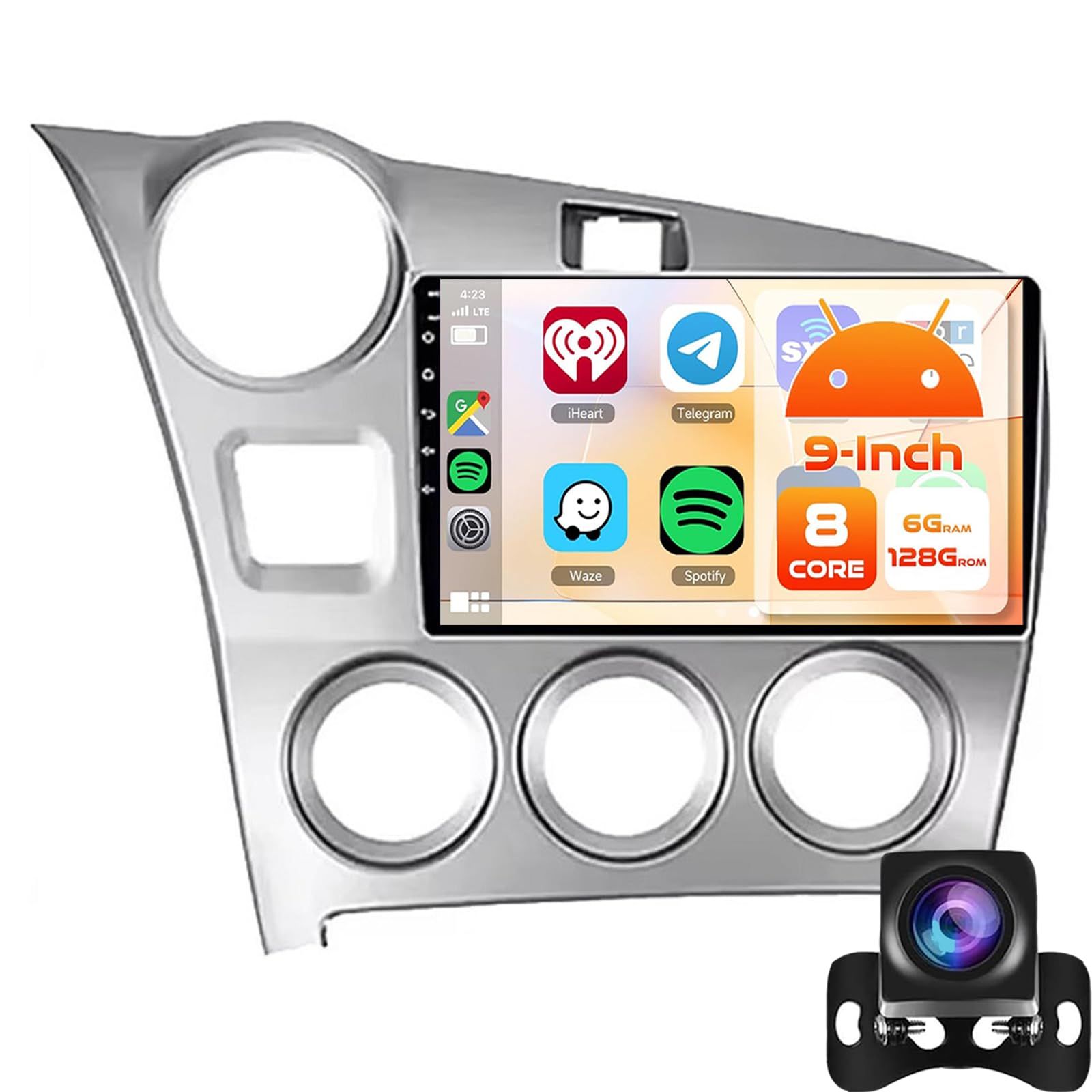 Android 15 Car Stereo For Cit-roen C5 Aircross 2017-2021-9 IPS Touch Screen 2 Din Radio Reciever W/Carplay & Android Auto GPS Navigation Bluetooth WIFI FM RDS SWC BT Backup Camera (Color:8 Core 2+32G)