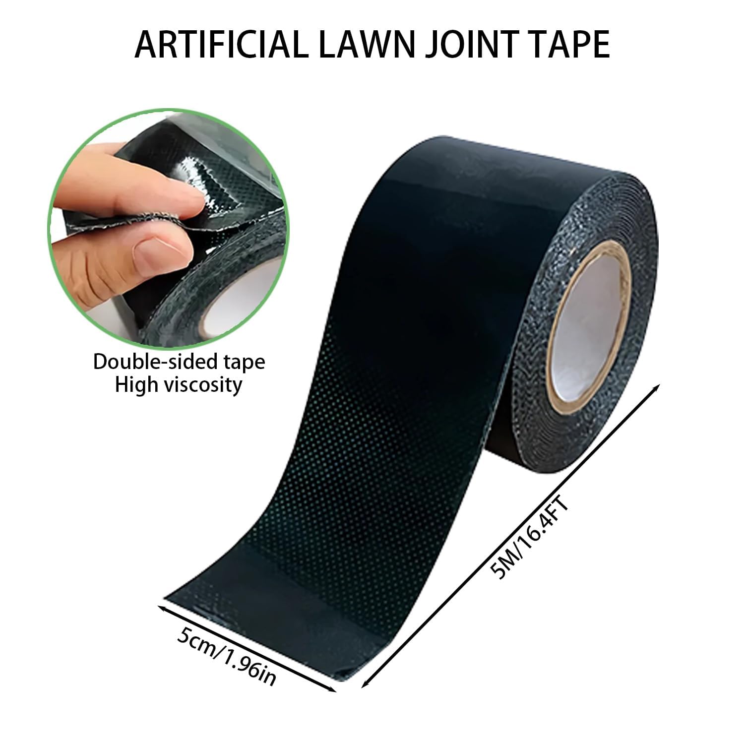 Ruban De Gazon Artificiel - JIE - Auto-Adhésif - 0,5 M X 5 M