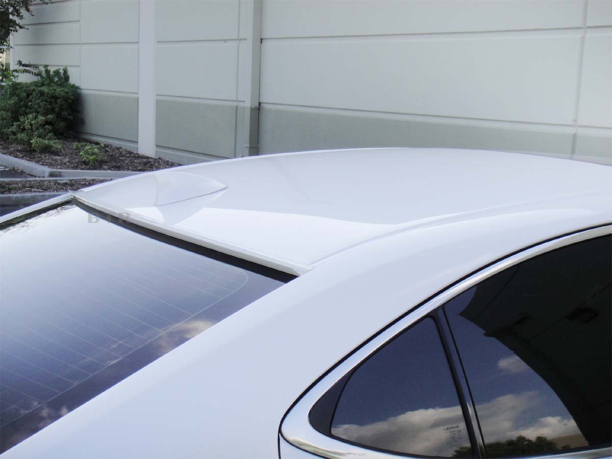 JR2 Pearl White Color Painted Rear Window Roof Spoiler Made for 2013 2014 2015 2016 2017 Honda Accord Sedan 4D
