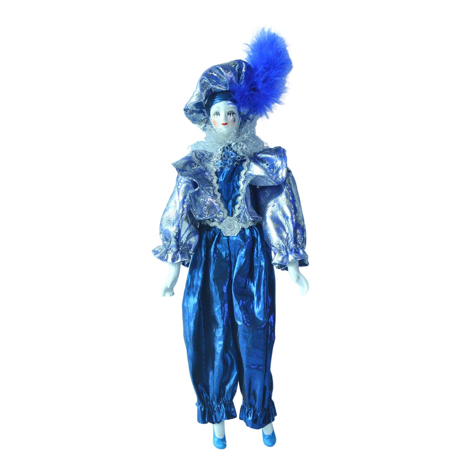 Muñeco de 45 Cm, Adorno de Halloween, Delicada Decoración para El Hogar, Figura de Arlequín, Muñeco, Ideal como Recuerdo, Regalo de Cump