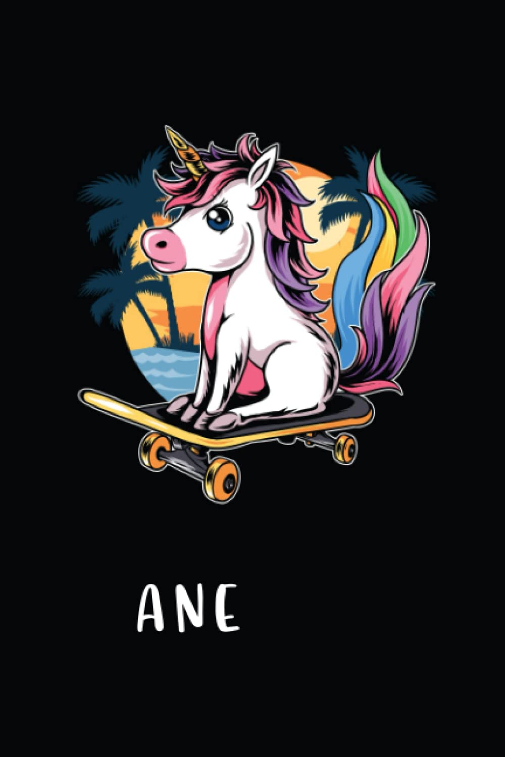 Ane : Personalized Name Journal for Ane |Lined Notebook |Girls cute unicorn cover |... Named Ane ,cute journal notebook, best gift for girls ... journal Paperback|6x9 Inches , 120