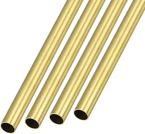 Cuivre Rond Tube 8mm OD 0.2mm Mur 300mm Longueur Creux Droit