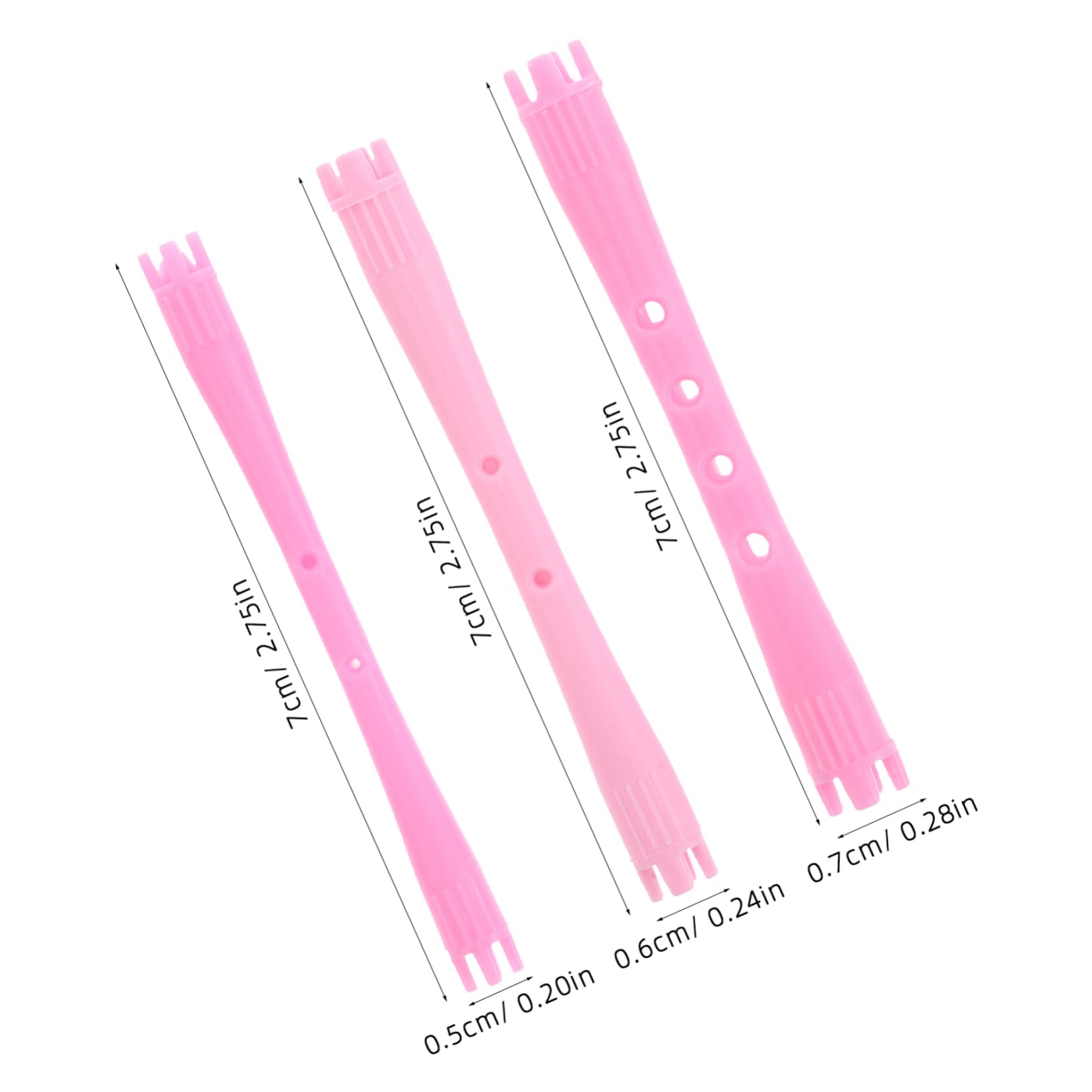 IWOWHERO 90Pcs Small Hair Perm Rods Hollow out Plastic Curling Sticks for Women Versatile for Heatless Curls for Salon at Durable and Lightweight