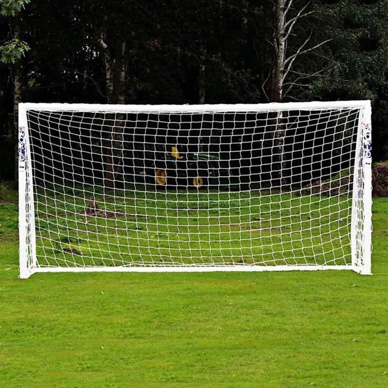 Tornetz Fußballtornetz, Fußball-Trainingsnetze, stoßfestes Fußballpfostennetz, tragbares Fußballnetz for Fußballspiele in Vereinen und Schulen Fussballnetze FüR Tore(300cm x 200cm)