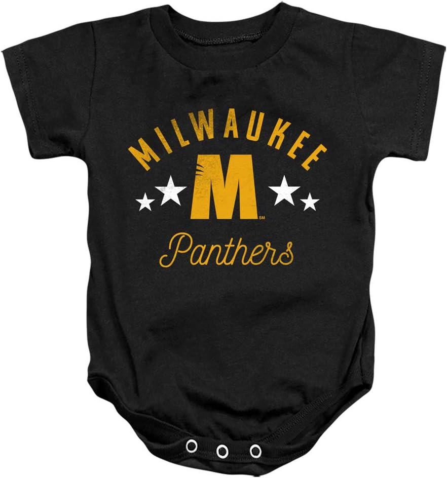 University of Wisconsin-Milwaukee Official Panthers Unisex Infant Snap Suit for Baby