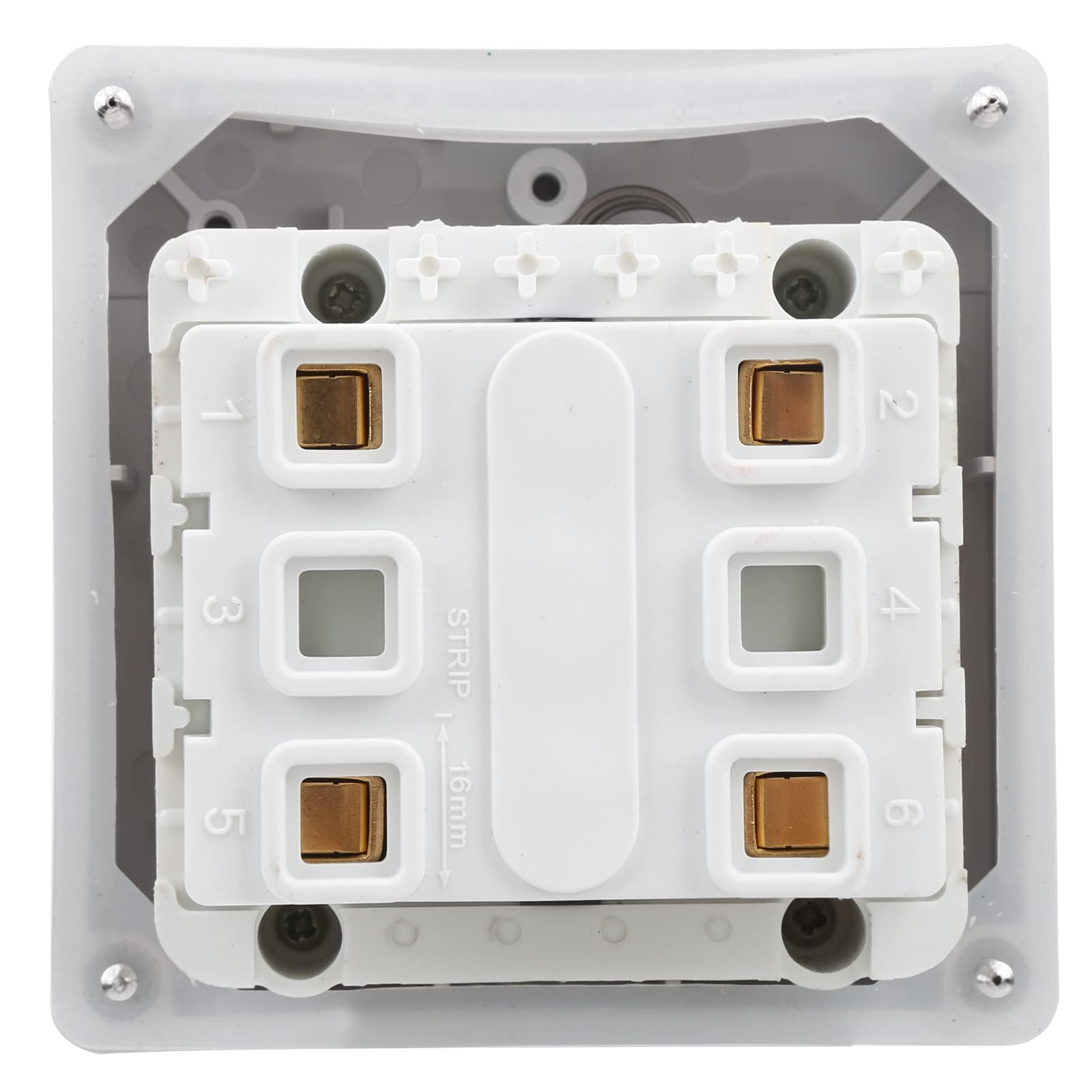 Interrupteur Etanche Exterieur IP66 250V Ensemble de Commutateur Boutons et Indicateurs Rotatifs Marche-Arrêt (2P32A)
