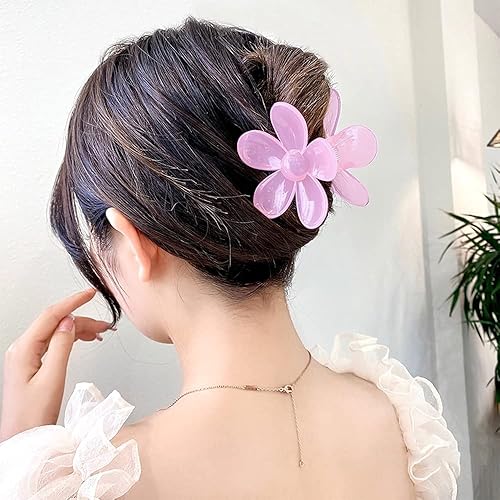 Miniatura 5 de 9 pinzas grandes para el cabello, lindas pinzas de flores para accesorios para el cabello, pinzas para el cabello, pinzas para el cabello en forma