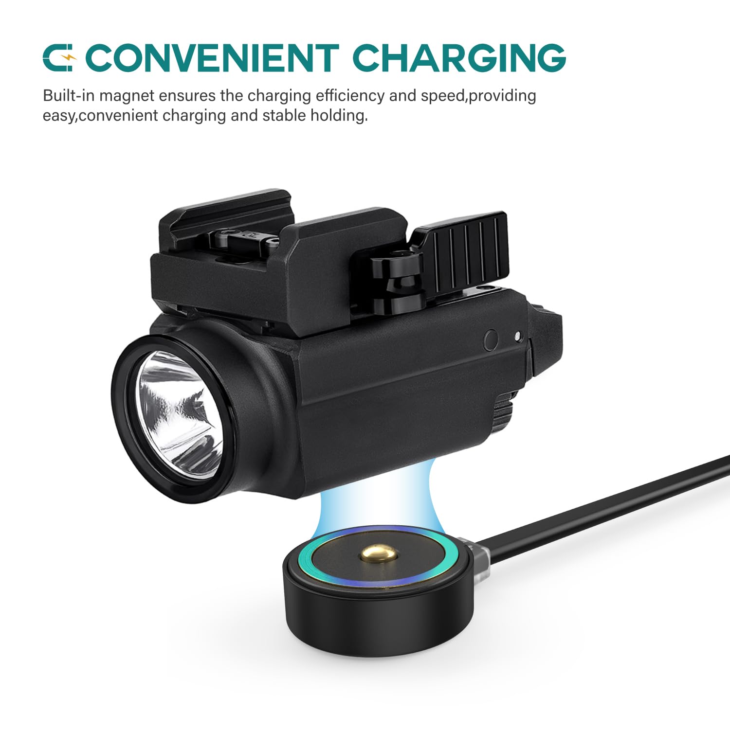 TUSITA MCC S Magnetic Charging Cable Only Compatible with Olight Flashlight Baldr RL Mini S BL, PL-Mini 1 2