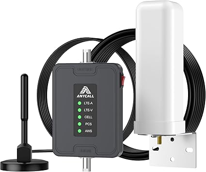 vehicle cell phone signal booster for rv truck suv boosts 5g 4g lte for all u s carriers verizon att t mobile more on band 2 4 5 12 13 17