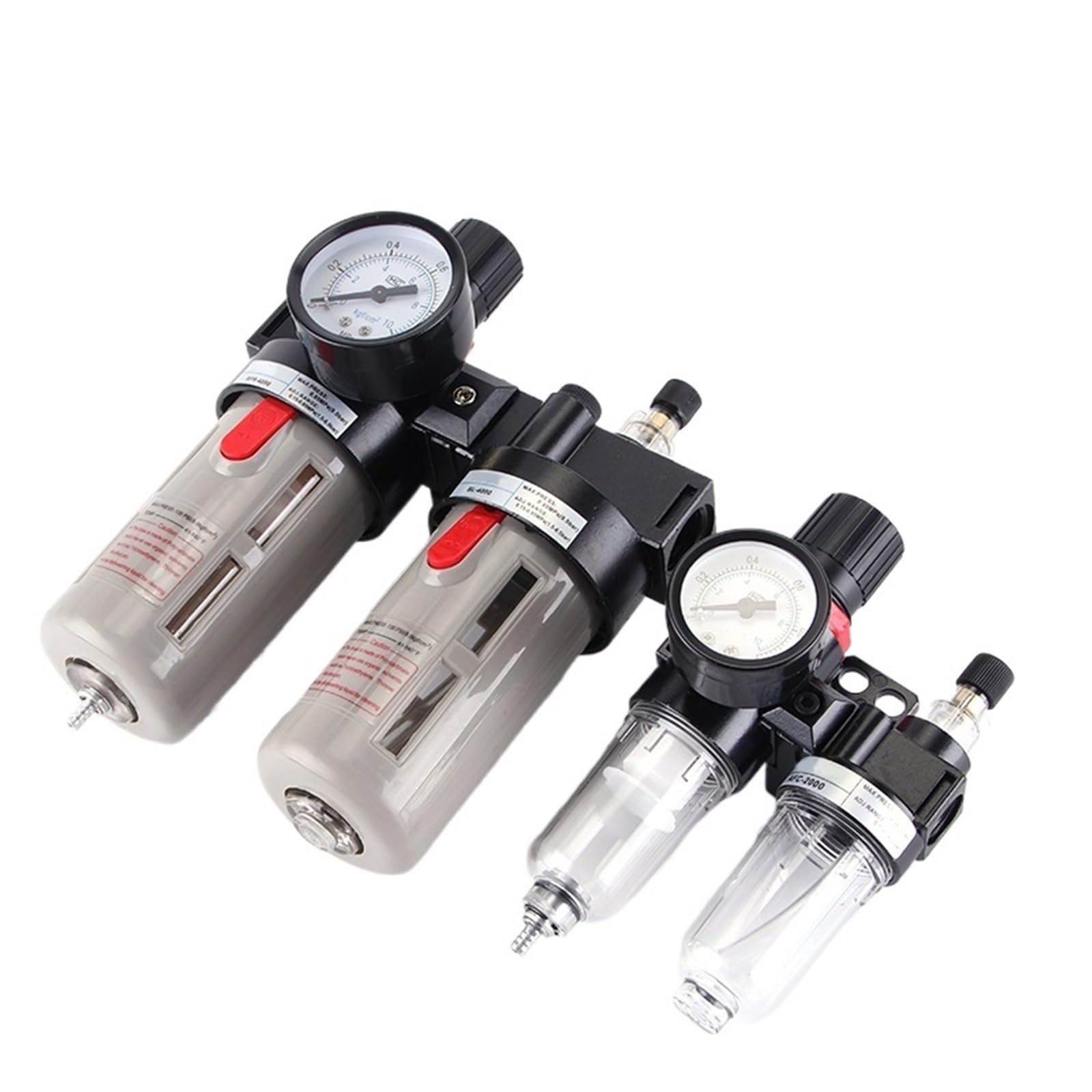 Filtro-regolatore per compressori d'aria, Lubrificatore regolatore filtro pneumatico serie AFC BFC combinato con separatore acqua olio in rame(BFC2000)