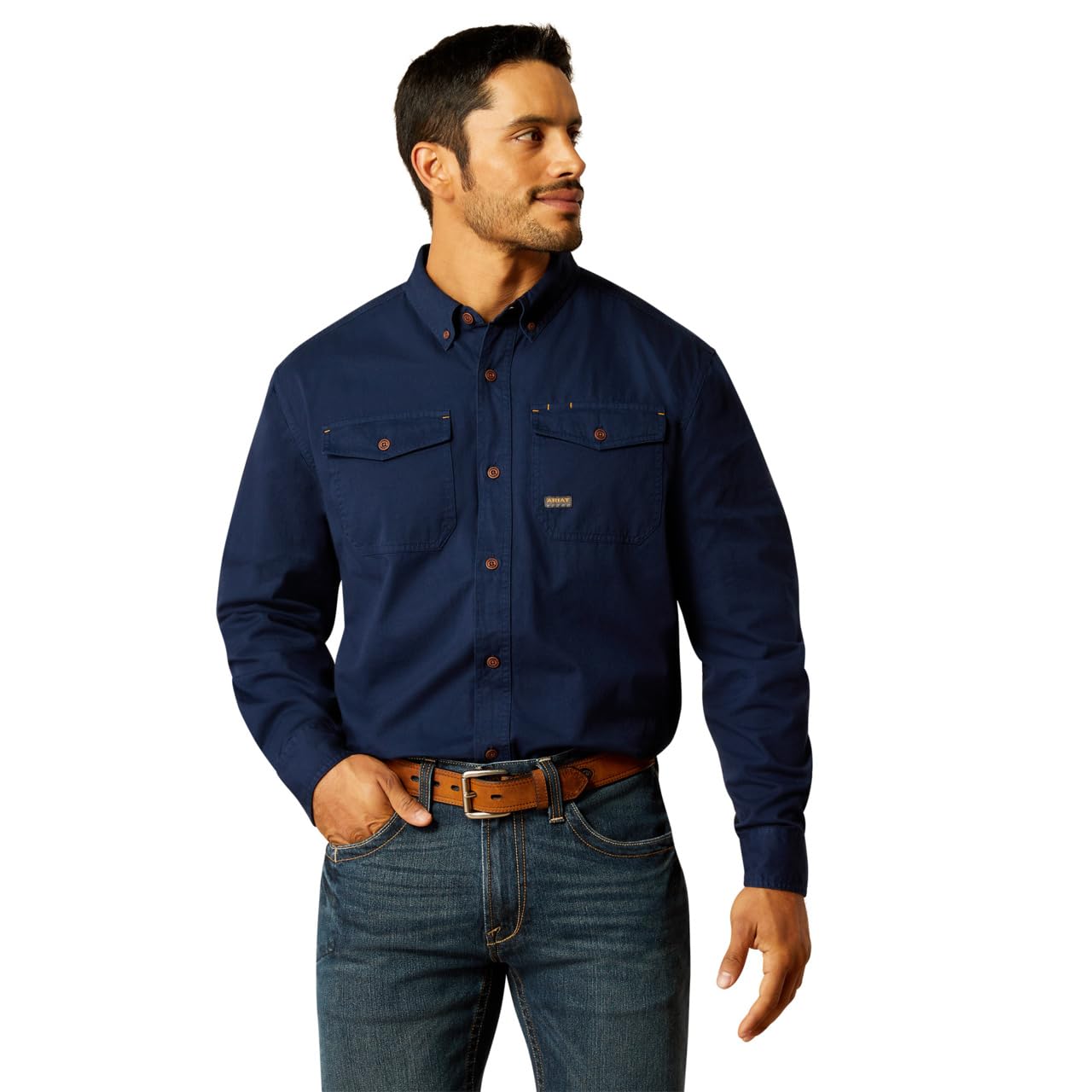 Ariat Men's Rebar Washed Twill Work Shirt