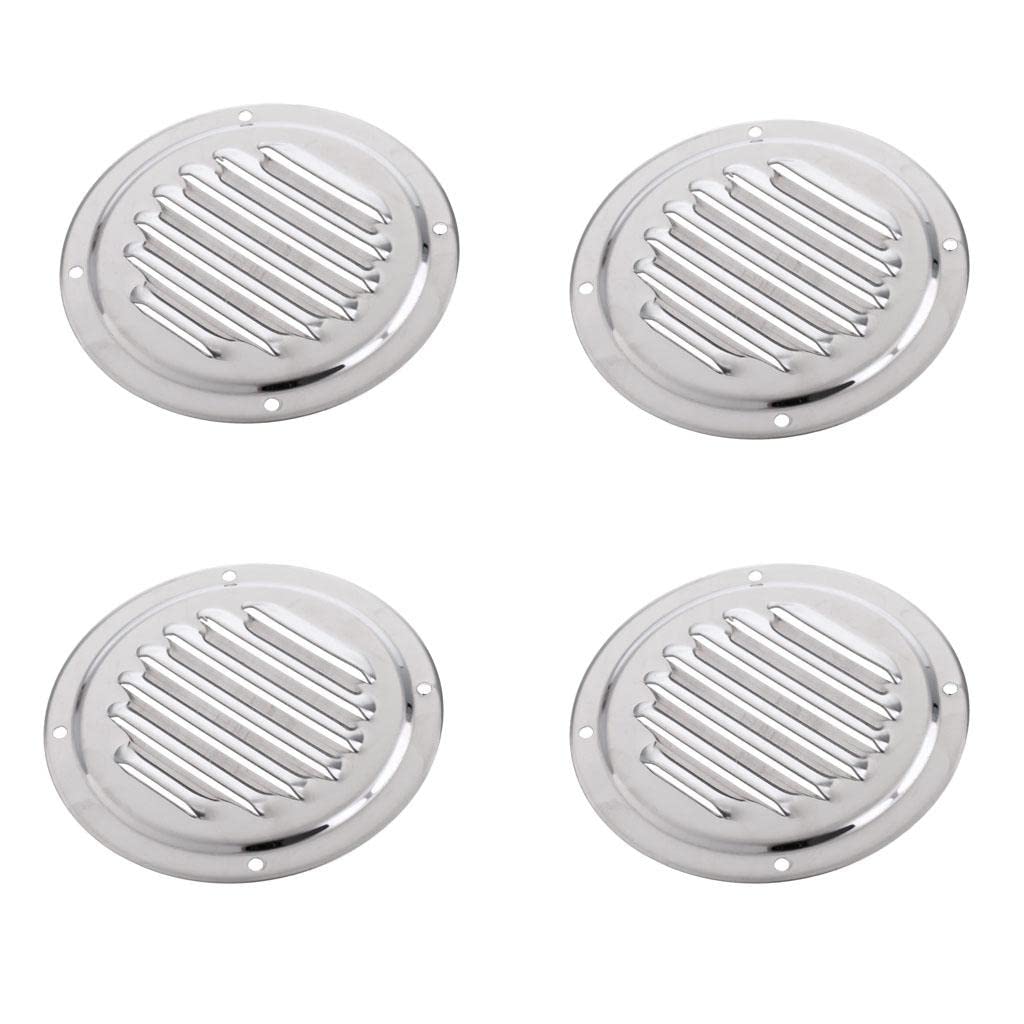 The Style Sutra 4pcs Stainless Steel Round Louvered Air Vent for Marine Boat RV Accessories|Motors | Parts & Accessories | Boat Parts |4 Pieces Round Loered Vent-image-35