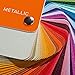 RAL E4 Color Chart, 70 Metallic Colors, Full Page Color Swatches, High Gloss