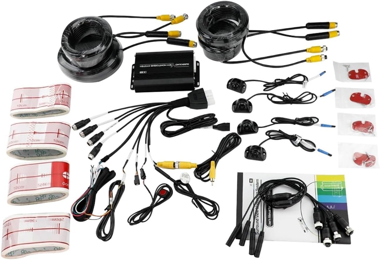 for Van Truck Car 360° Bird's Eye View Camera System (3D+1080P) TVC 360 Surround Seamless View Recorder(128usb Version)