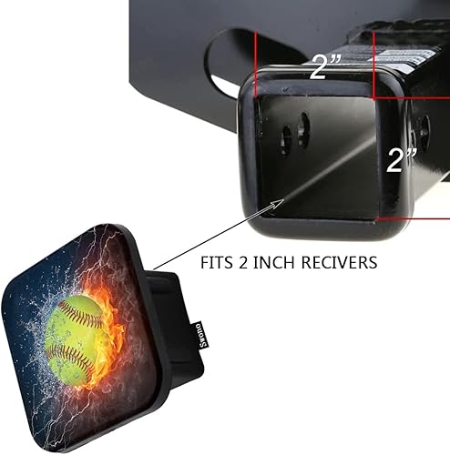 Miniatura 59 de Swono Cubiertas cuadradas de enganche para receptor, diseño de girasoles amarillos, girasoles amarillos, cubierta de tubo de enganche de remolque